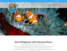 Tablet Screenshot of genesisdivers.com